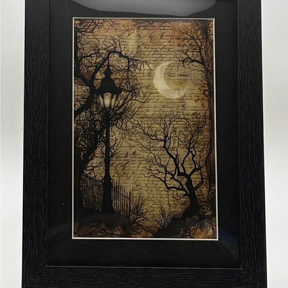 Other - Gothic Moonlit Forest Art Print